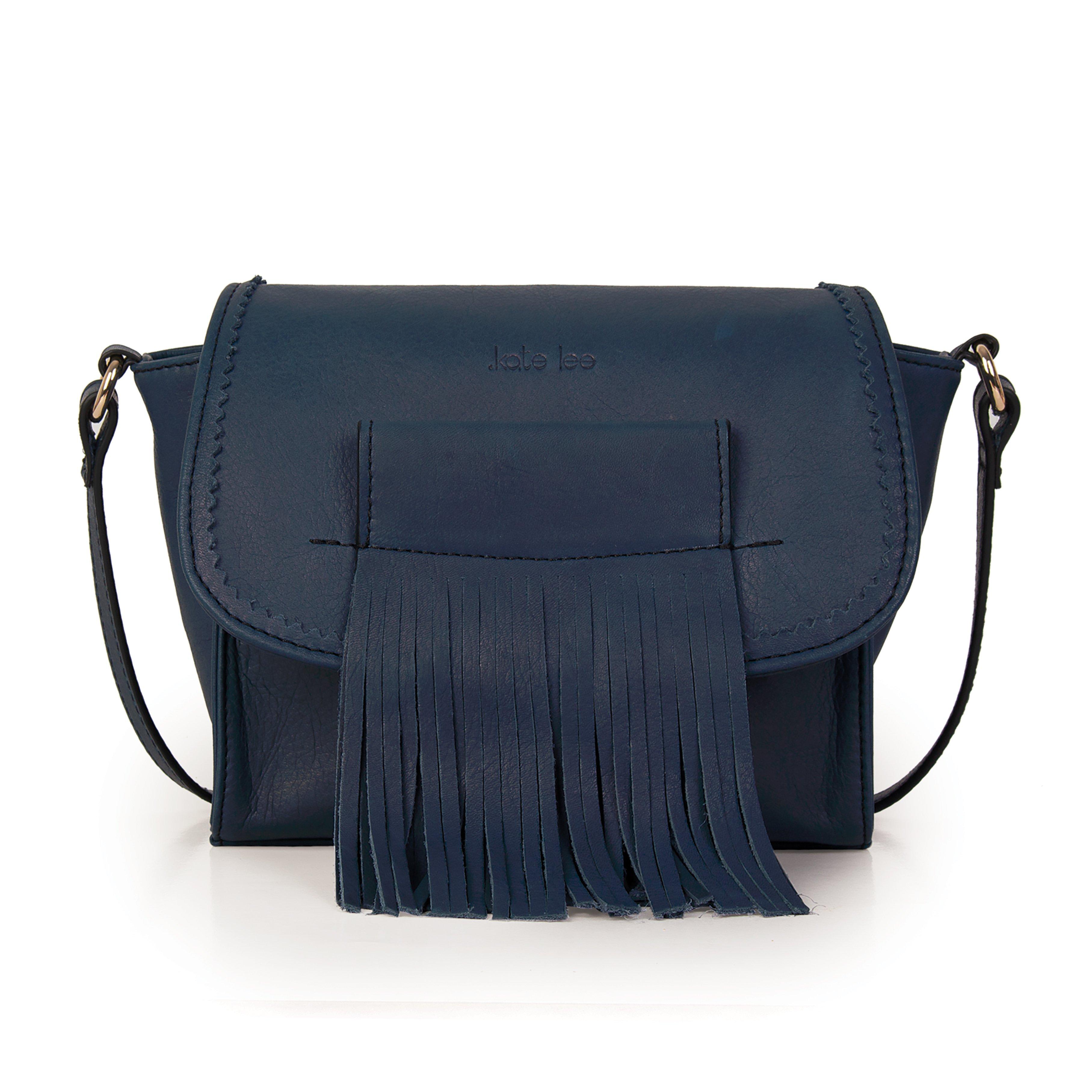 Kate Lee  Borsa a spalla M FLEYA BLU SCURO 