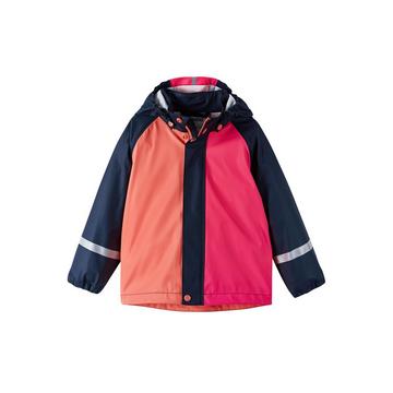 Kinder Regenjacke Vesi Misty Red colorblock