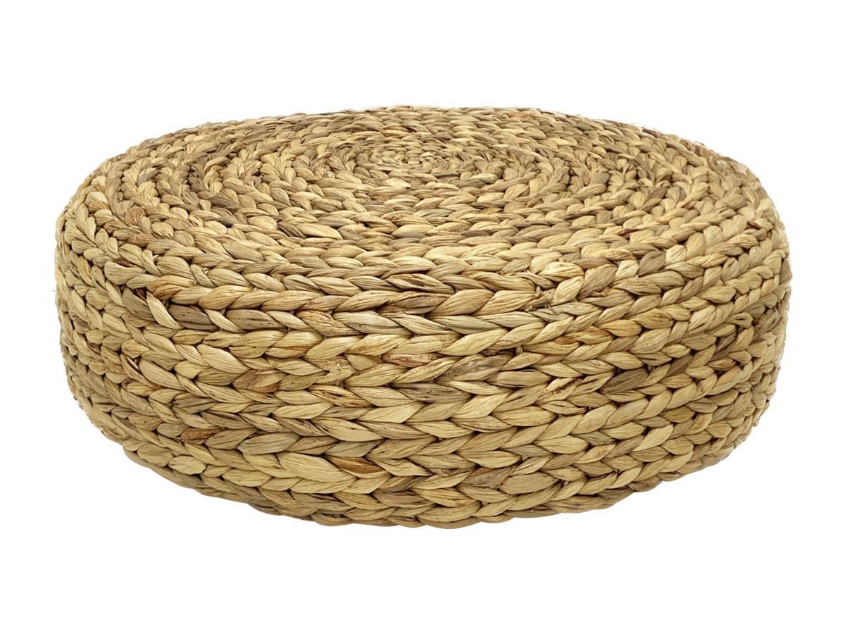 Vente-unique Hocker rund - Rattan - Holzfarben hell - MEVIZO  