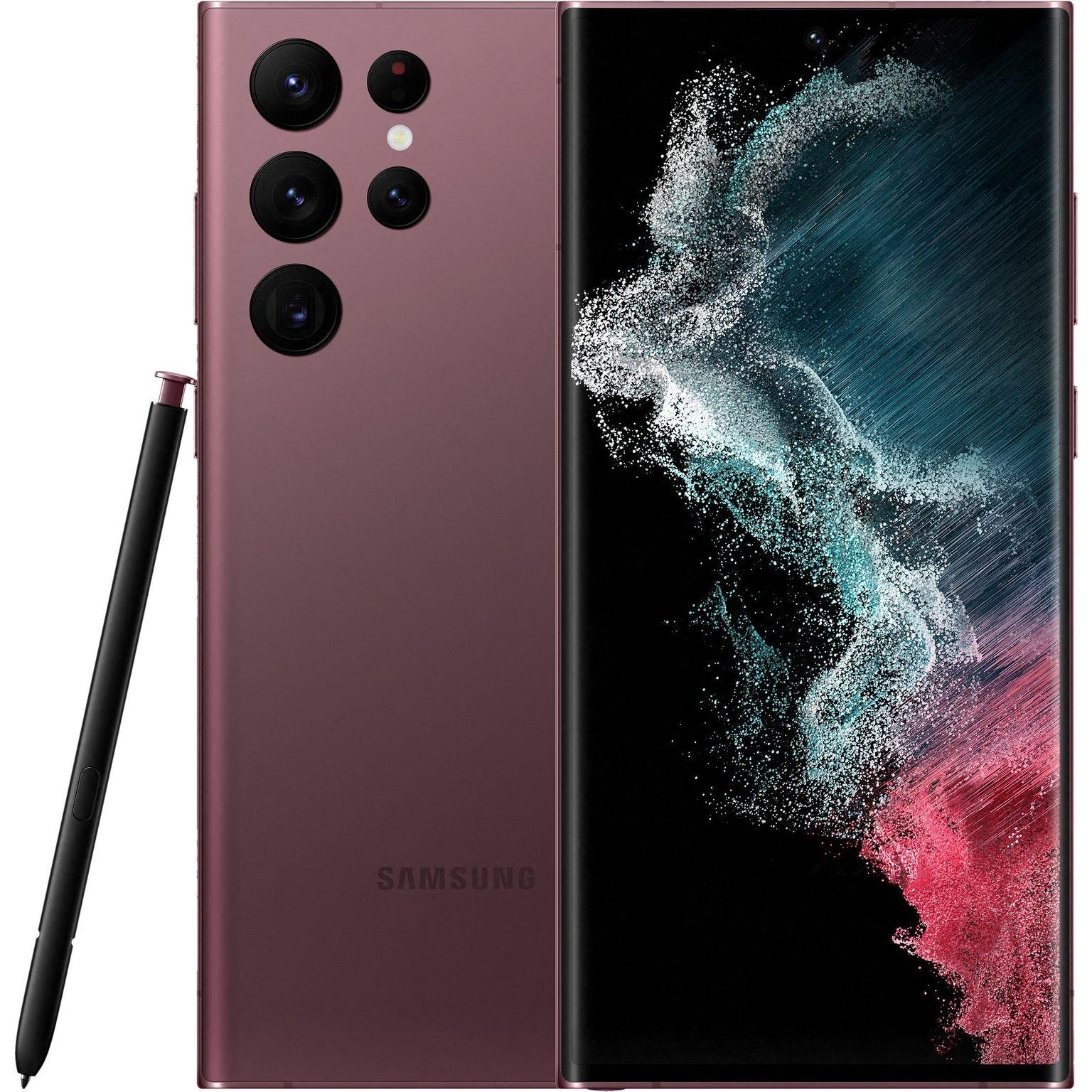 SAMSUNG  Galaxy S22 Ultra Dual SIM (12/512GB, burgundy) 