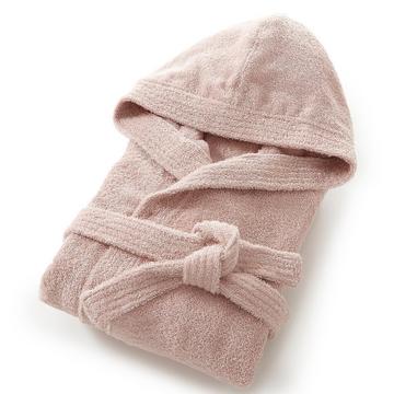 Peignoir capuche éponge bouclette 450 g/m2