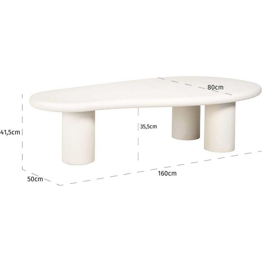 mutoni Table basse Bloomstone 160x80  