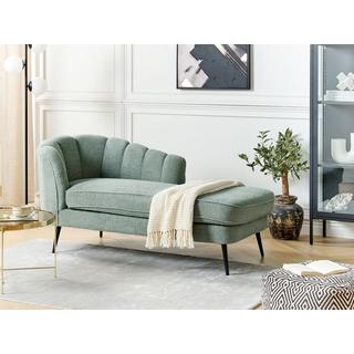 Beliani Chaise longue en Bouclé Glamour ALLIER  