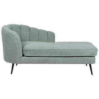 Beliani Chaise longue en Bouclé Glamour ALLIER  