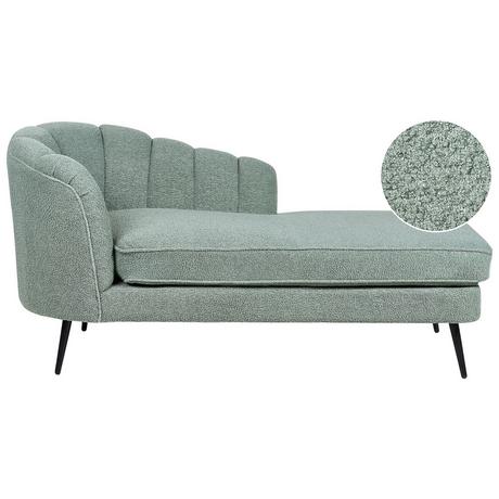 Beliani Chaise longue en Bouclé Glamour ALLIER  