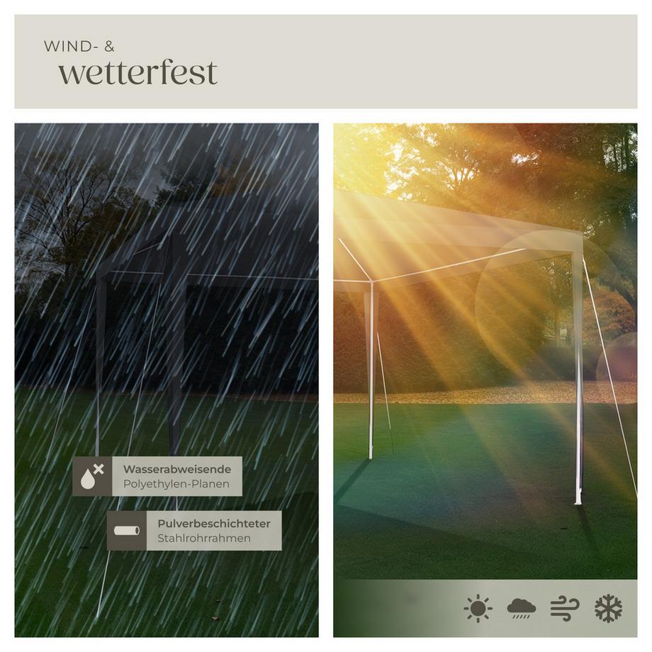 Tectake Pavillon FARAH 3 x 3 m  