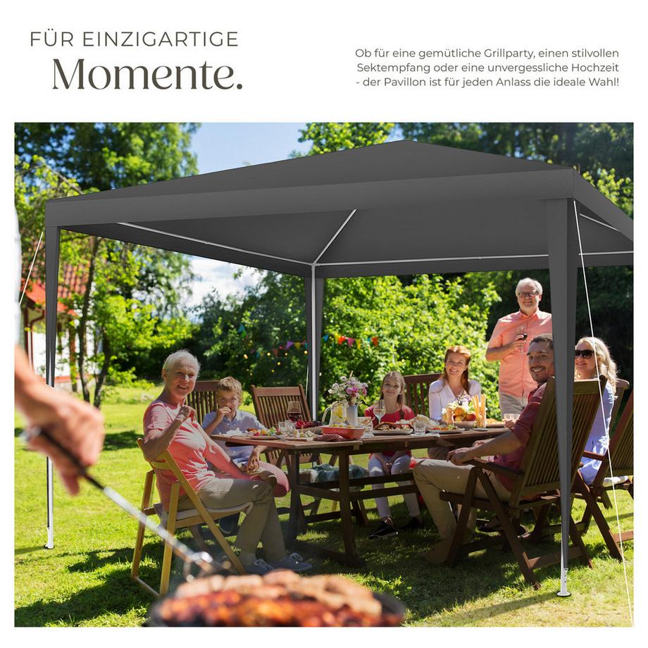 Tectake Pavillon FARAH 3 x 3 m  