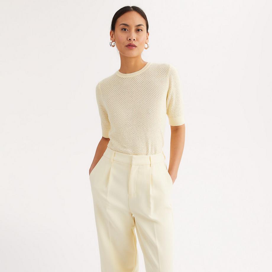 La Redoute Collections Pullover Girocollo Maniche Corte  