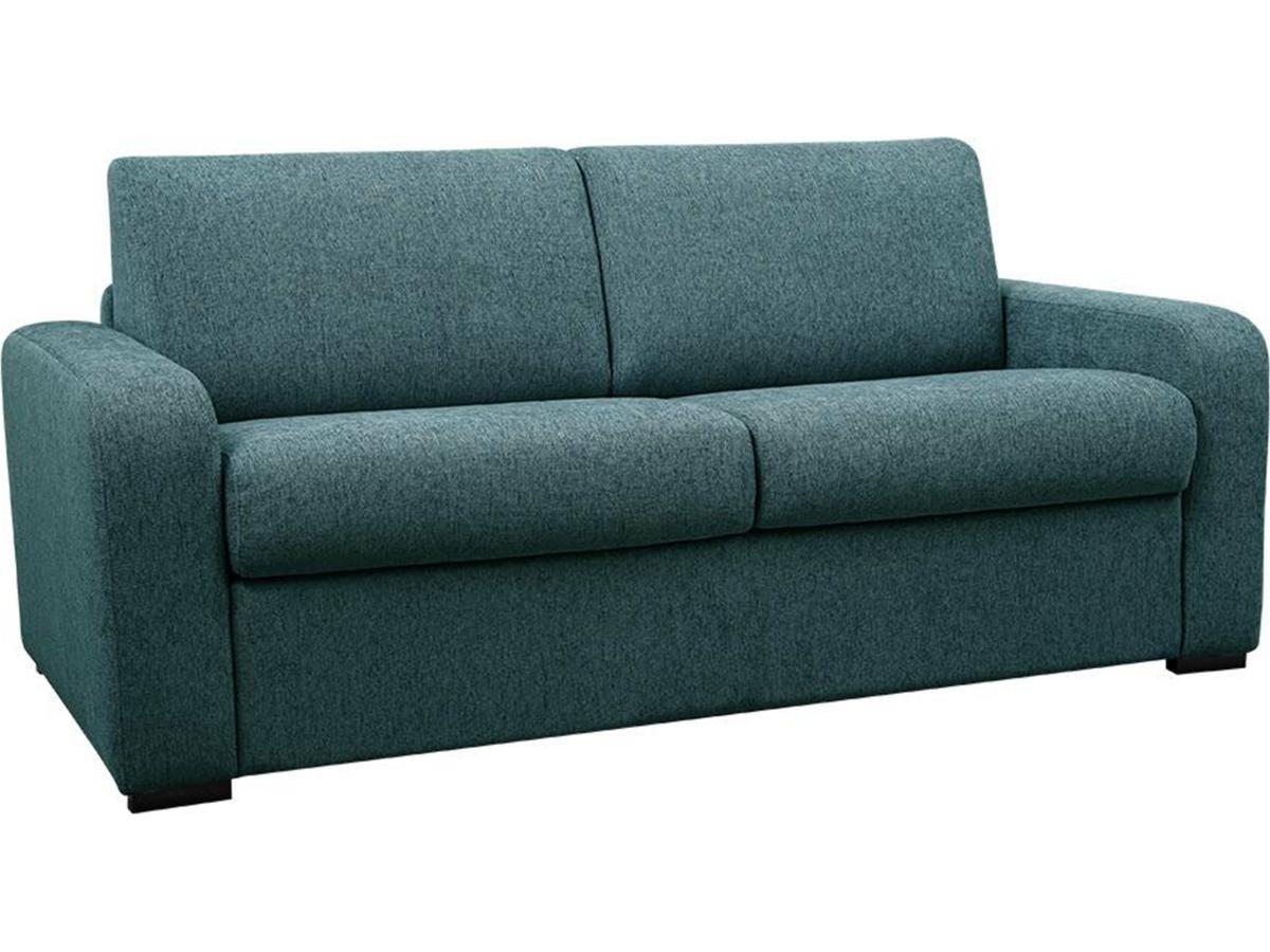 Vente-unique Schlafsofa mit Matratze 3Sitzer Stoff Matratze  BEVIS  