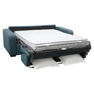 Vente-unique Canapé 3 places conible express en tissu BEVIS Matelas  