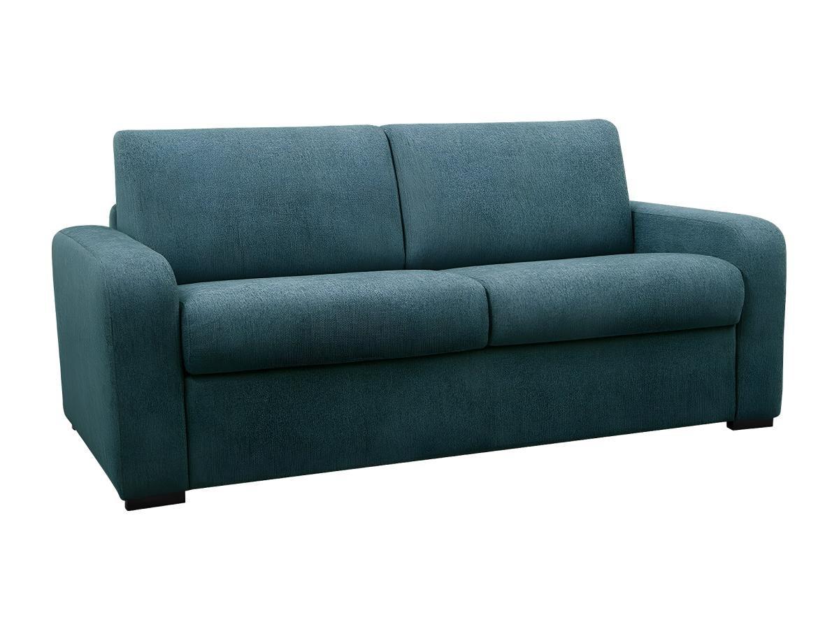 Vente-unique Schlafsofa mit Matratze 3Sitzer Stoff Matratze  BEVIS  