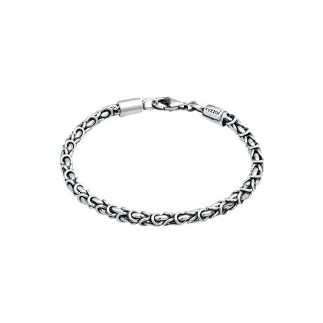 Kuzzoi  Armband Königskette Basic 925 Silber 