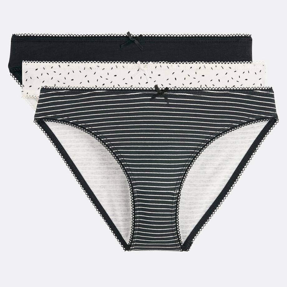 La Redoute Collections Lot de 3 slips  