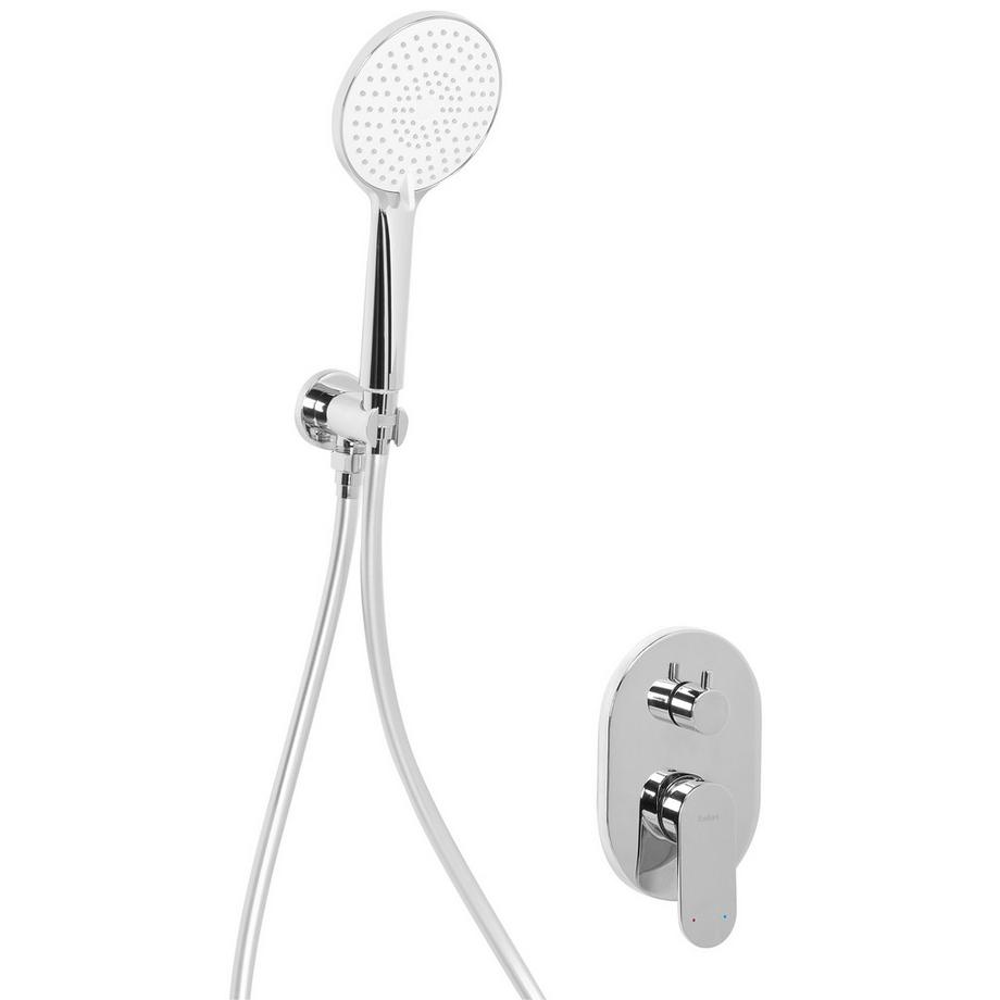 Beliani Set doccia da incasso con soffione a pioggia en Ottone Moderno TINGUIRIRICA  