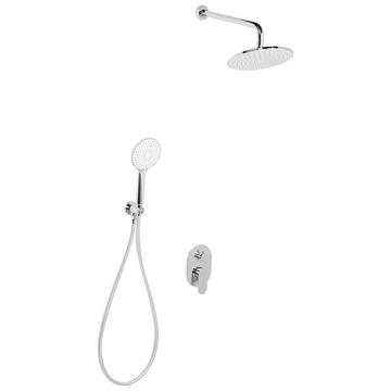 Set doccia da incasso con soffione a pioggia en Ottone Moderno TINGUIRIRICA