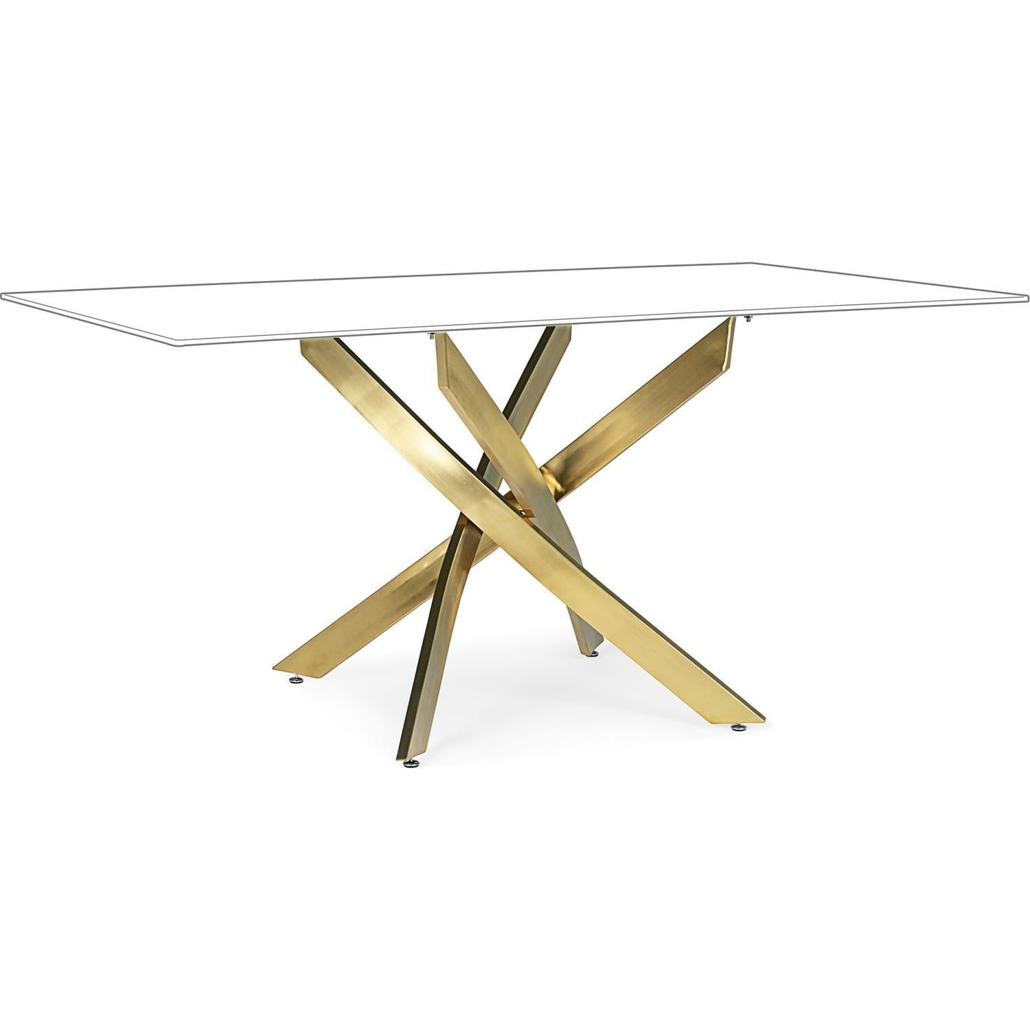 Image of Tischfuss George gold 160x90 Tischfuss George gold 160x90