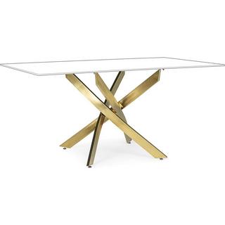 mutoni Pied de table George doré pour plateau 160x90  