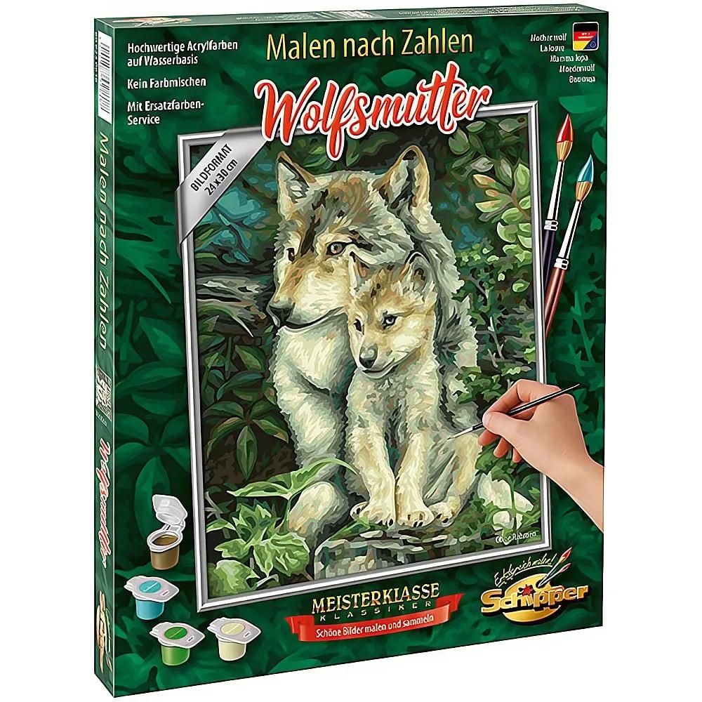 Image of Tiermotive MNZ Wolfsmutter Multicolor