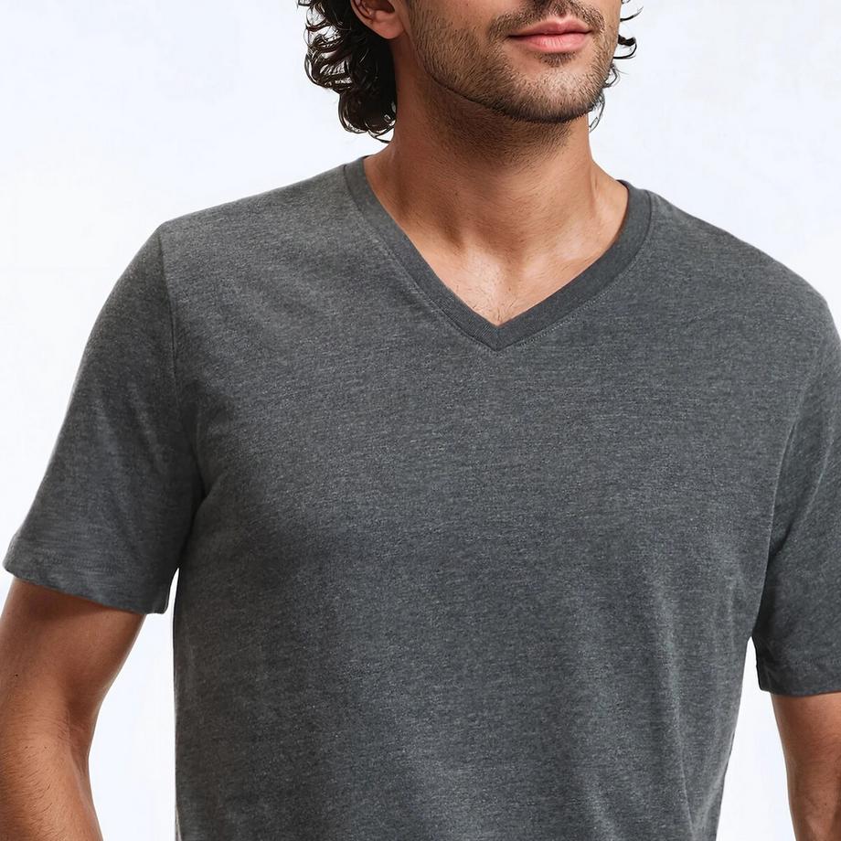 La Redoute Collections T-Shirt Scollo a V Maniche Corte  