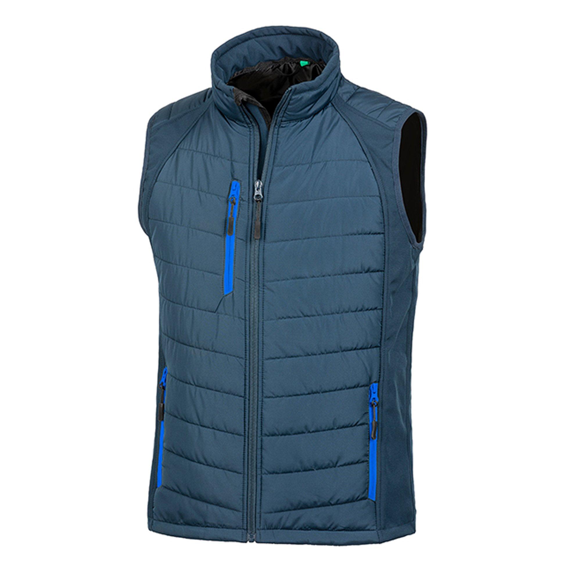 Image of Softshellweste Compass Gefüttert Herren Blau 3XL