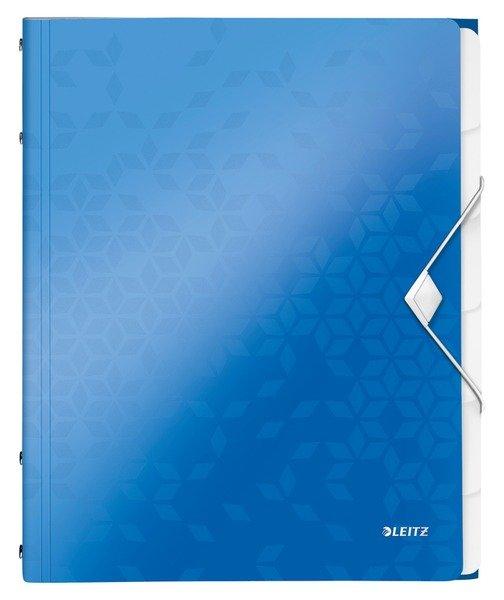 Leitz LEITZ Ordnungsmappe WOW PP A4 46330036 blau 6-teilig  