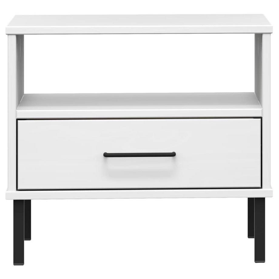 VidaXL Table de chevet bois de pin  
