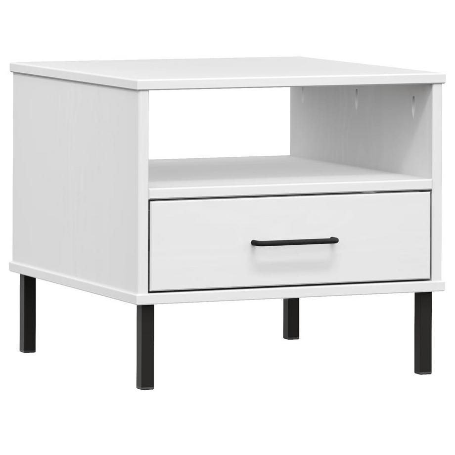 VidaXL Table de chevet bois de pin  