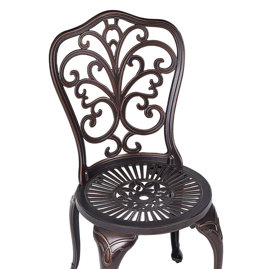 Beliani Set bistrot en Alluminio  TRIORA/ANDALO  