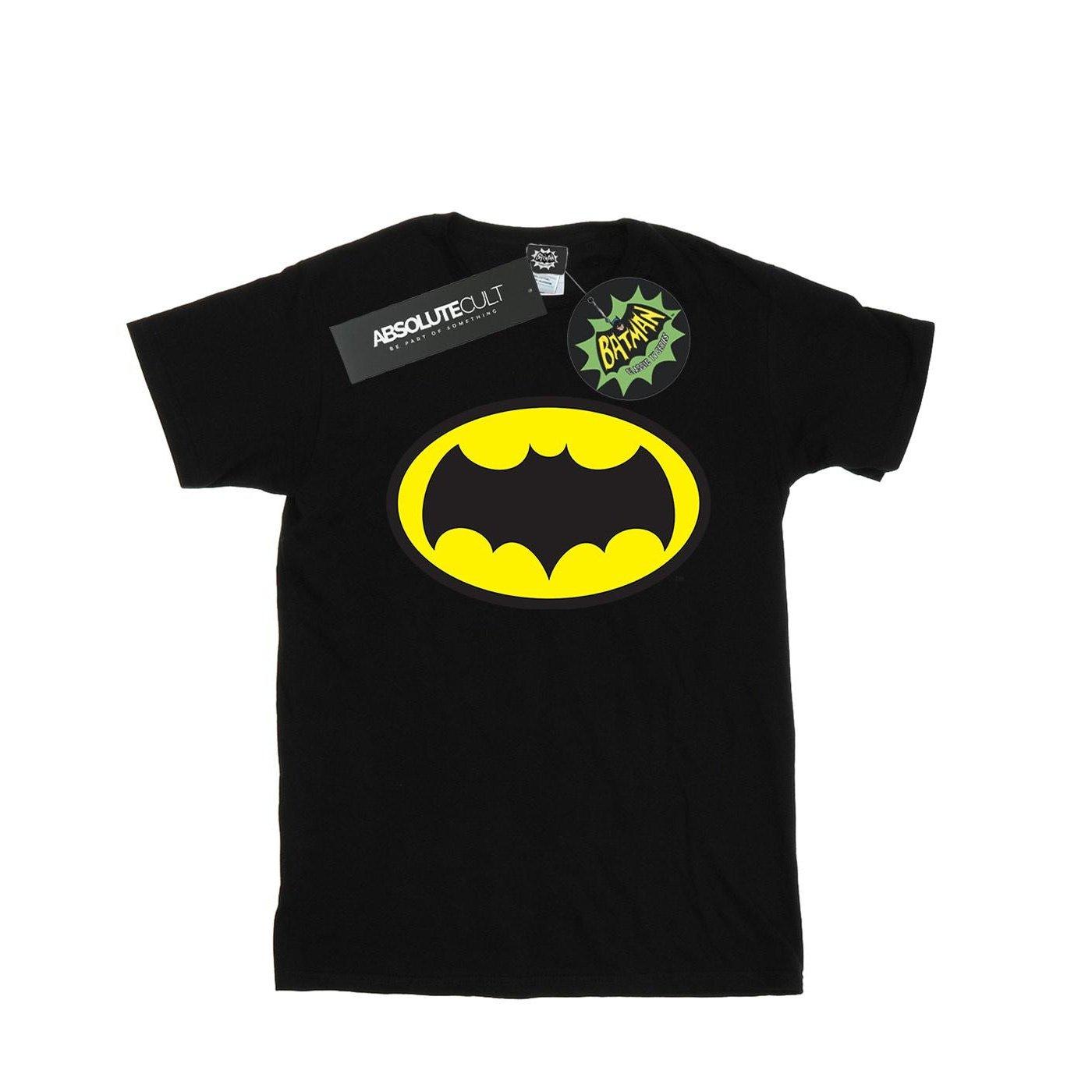 Image of Batman Tv Series Logo Tshirt Jungen Schwarz 152-158
