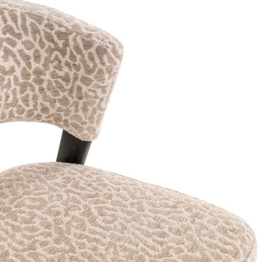 Richmond Interiors Esszimmerstuhl Zeno leopard  