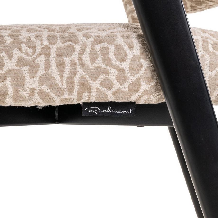 Richmond Interiors Esszimmerstuhl Zeno leopard  