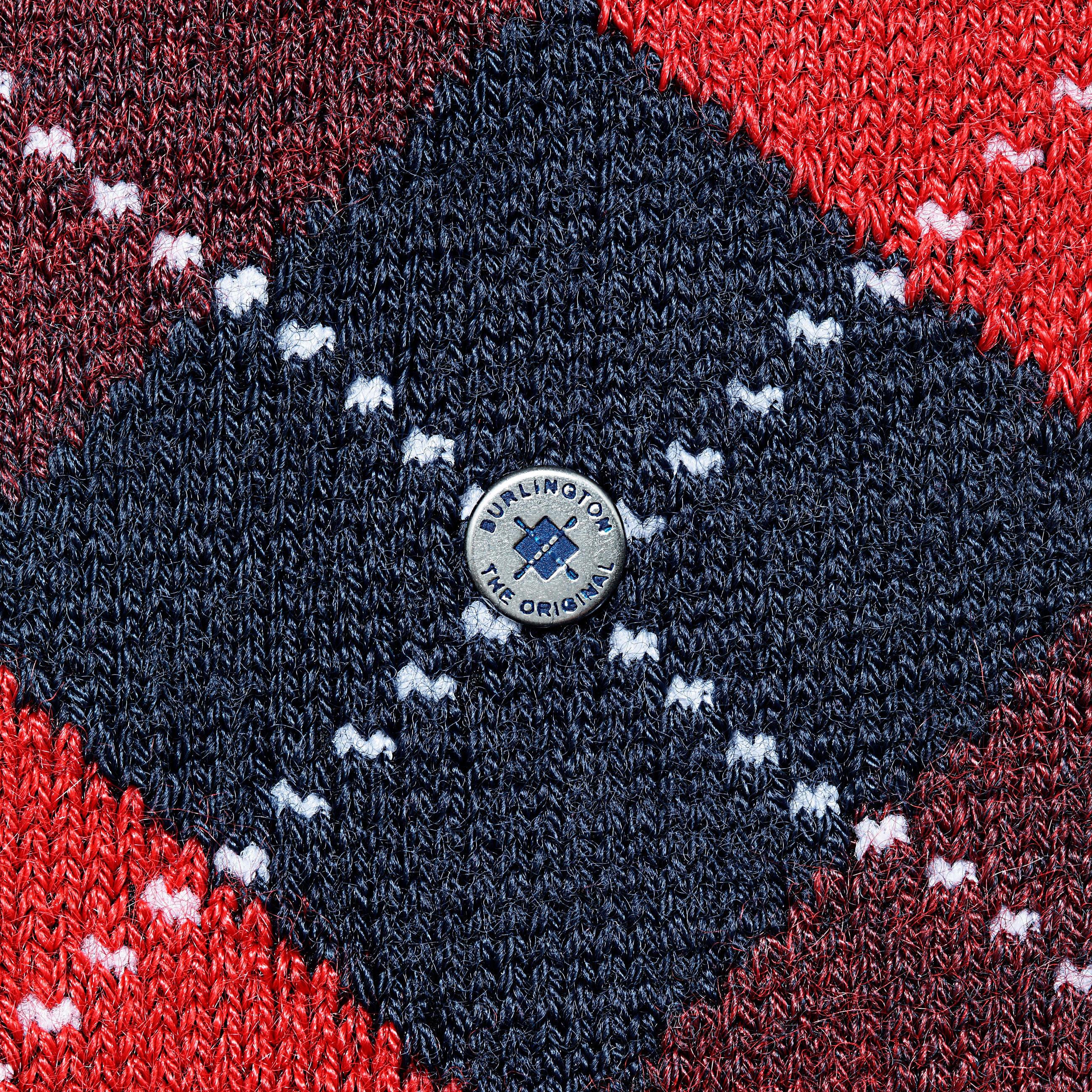 Burlington Preston Rautenmuster Socken  