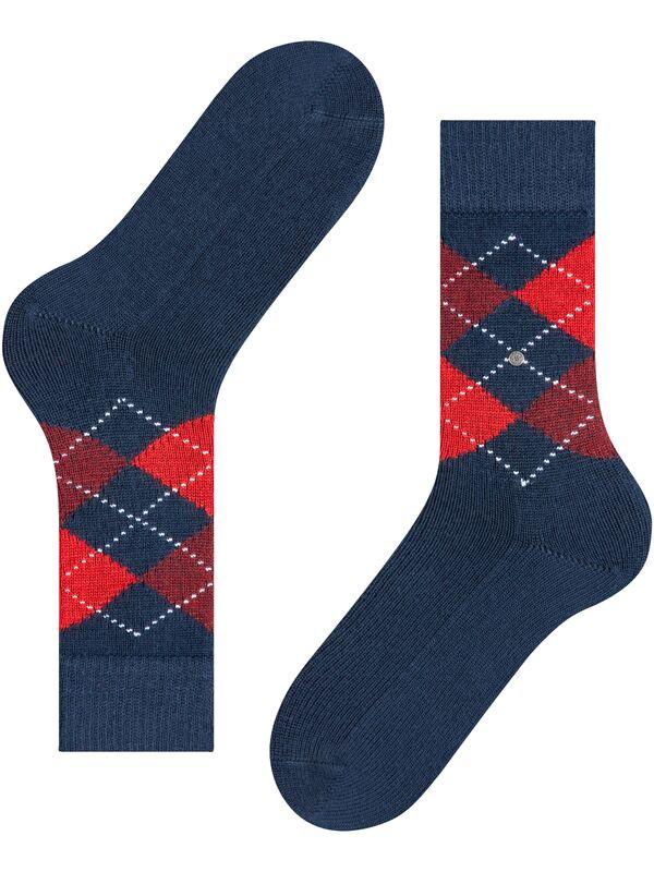 Burlington Preston Rautenmuster Socken  