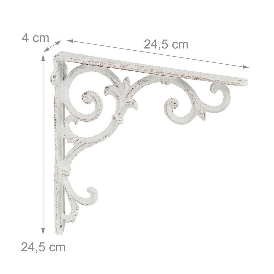 Northix 2er-Set Regalträger im Vintage-Look  