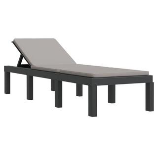 VidaXL Chaise longue polypropylène  