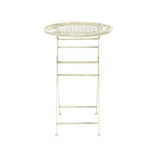 Beliani Table de bar de jardin en Métal Rétro BIVIO  