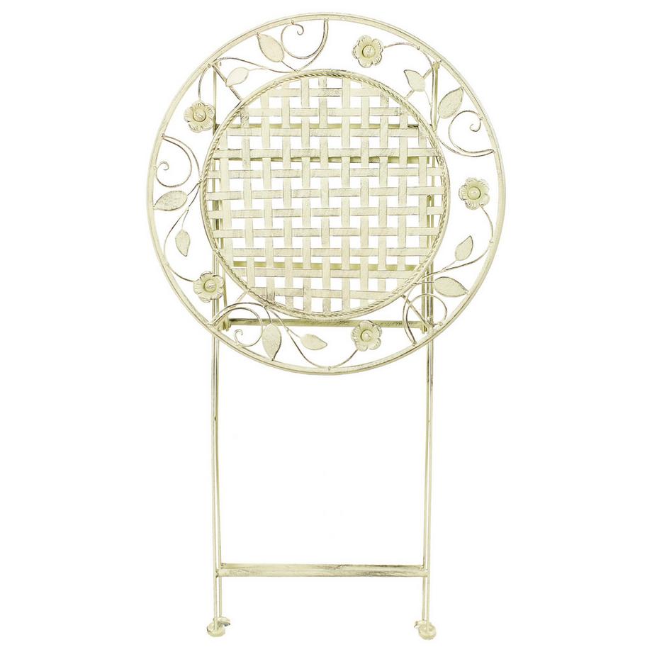 Beliani Garten Bartisch aus Eisen  BIVIO  