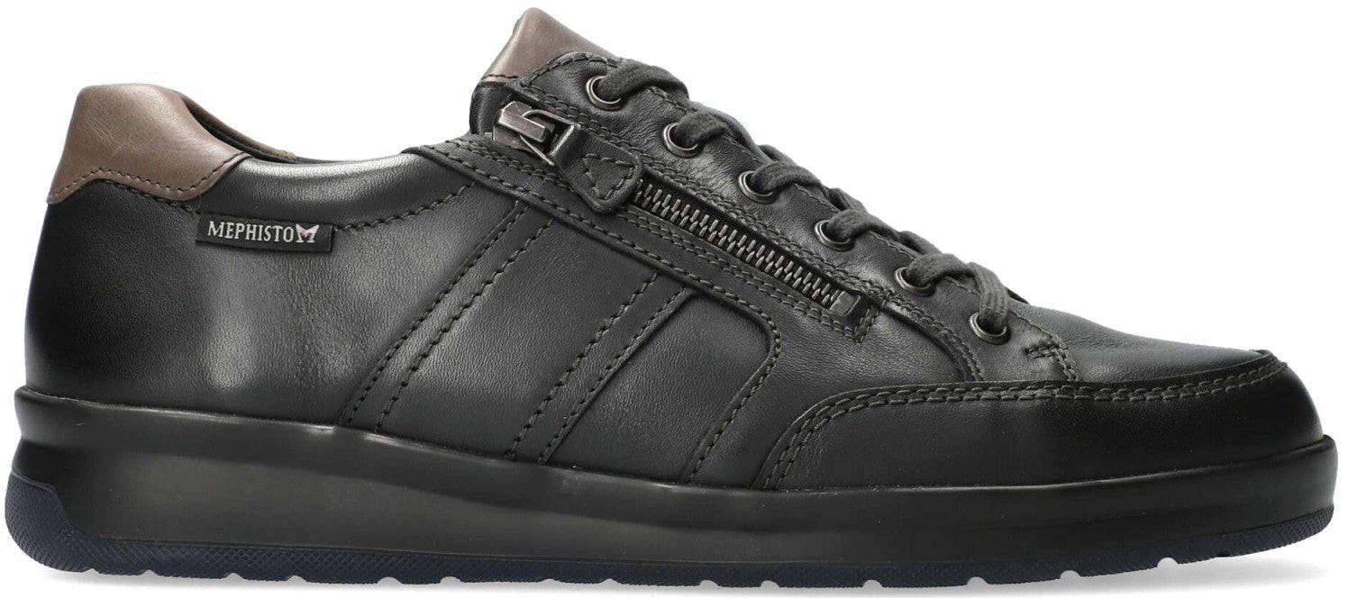 Image of Lisandro W. - Leder Sneaker Herren Schwarz 47.5