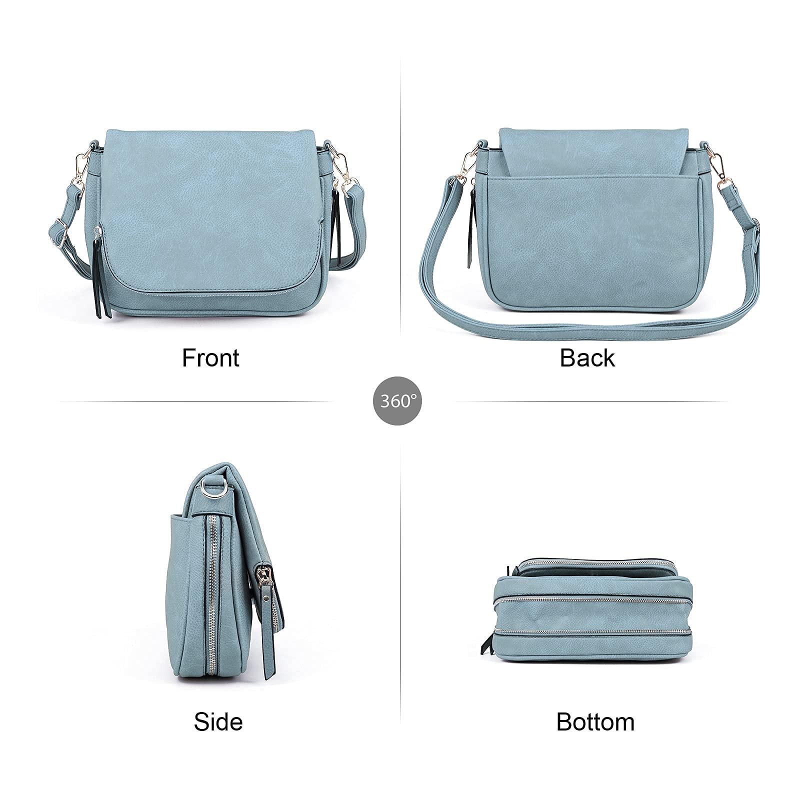 Only-bags.store Kleine Crossbody-Tasche, PU-Leder, über die Schulter, Crossbody-Handtaschen mit mehreren Taschen Kleine Crossbody-Tasche, PU-Leder, über die Schulter, Crossbody-Handtaschen mit mehreren Taschen 