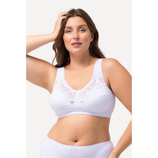 Ulla Popken  Reggiseno sostenitivo modello Kelly senza ferretto con pizzo e coppa C-E 