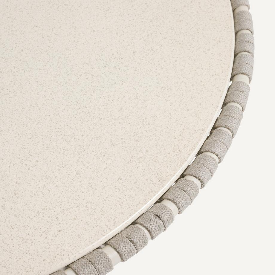 AM.PM Table basse de jardin sangles tressées  