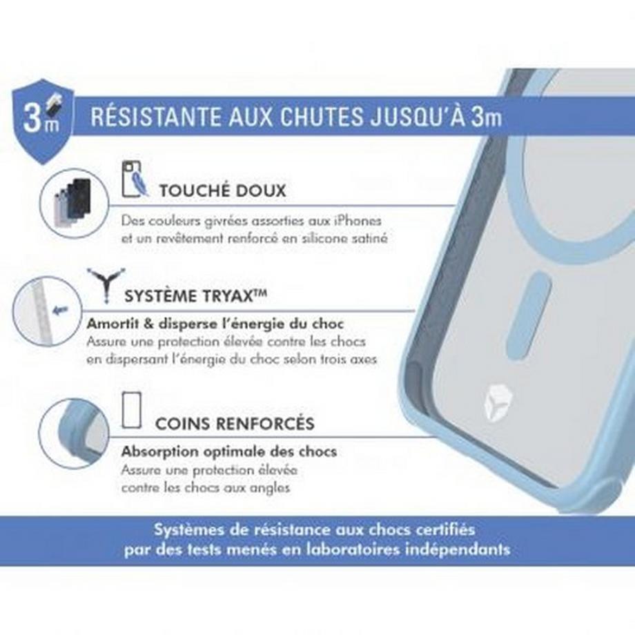 Force Power  Coque AIR FROST pour iPhone 15 