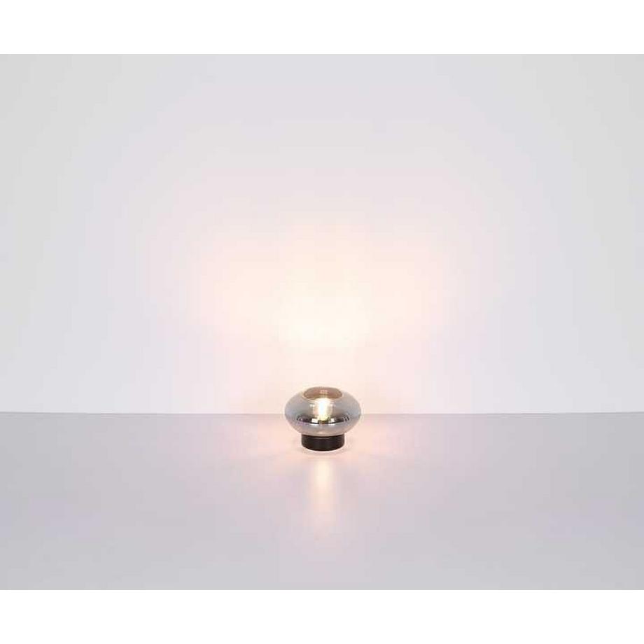 mutoni Lampe à poser métal noir mat 1xE27  