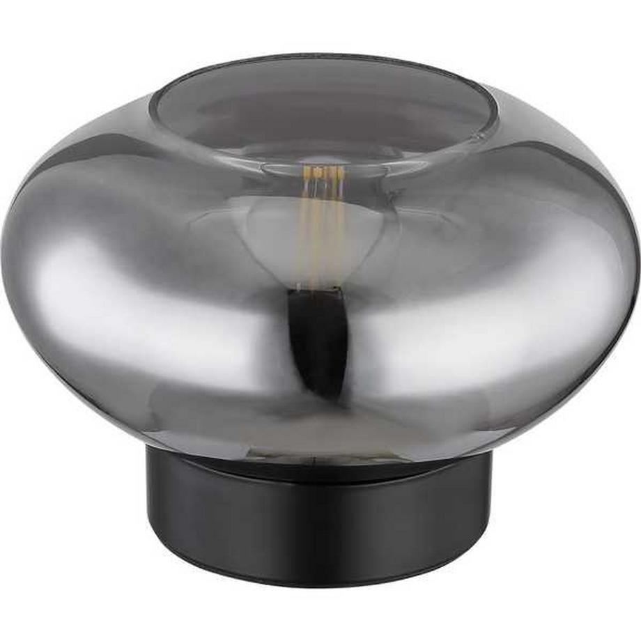 mutoni Lampe à poser métal noir mat 1xE27  