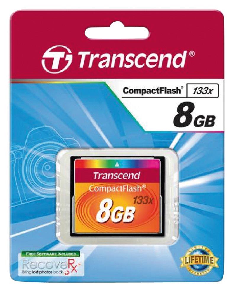 Transcend  Compact Flash      8GB 133x 