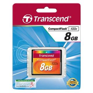 Transcend  Compact Flash      8GB 133x 