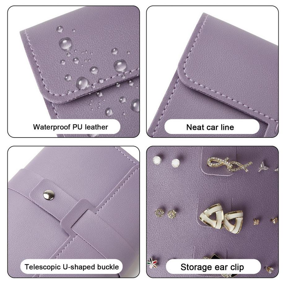 Only-bags.store  Ohrring-Aufbewahrung Ohrring-Ordner Kleines Buch Aufbewahrungstaschen 