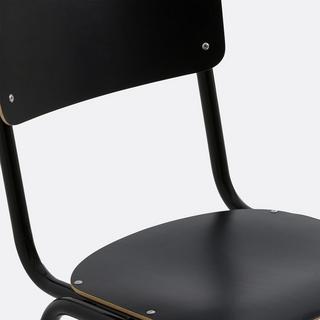 La Redoute Intérieurs Lot de 2 chaises d'écolier empilables  