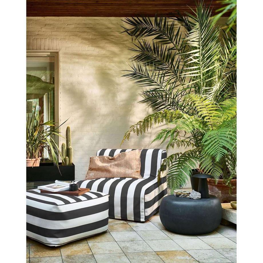 mutoni living Gartensessel Sit aufblasbar/weiss gestreift  