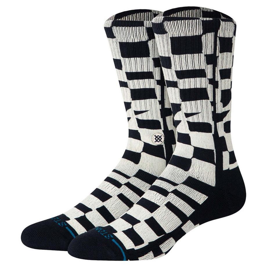 Socken  1er Pack-Wave Check Crew